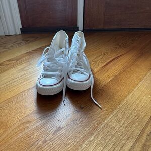 Classic White Kids Sneakers